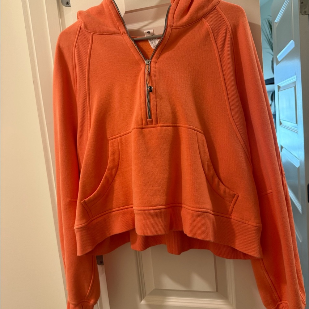 lululemon athletica Vibrant Orange Hoodie